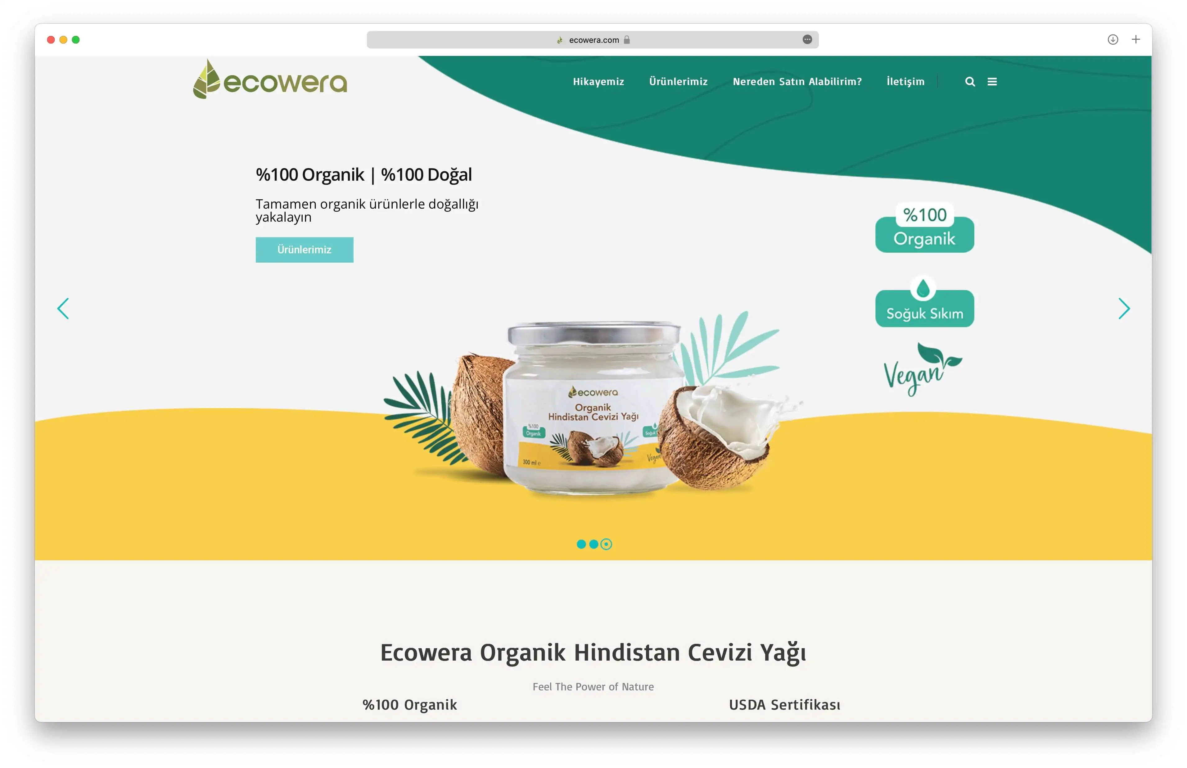 Ecowera.com - One of Our "Website in A Day" Portfolio