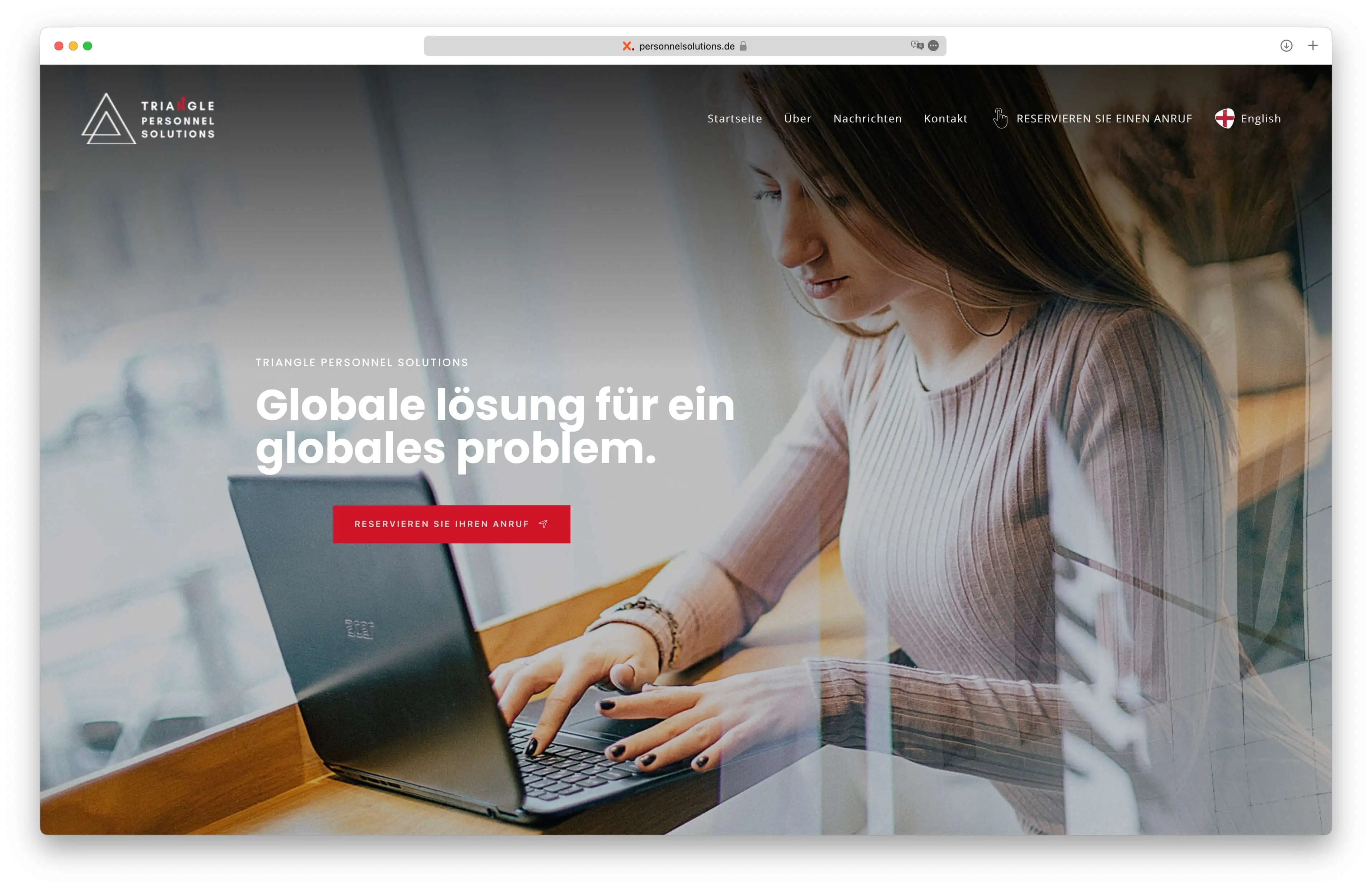 PersonnelSolutions.de - Multilingual Website Built in The Day